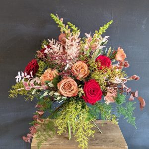 Mixed valentines bouquet