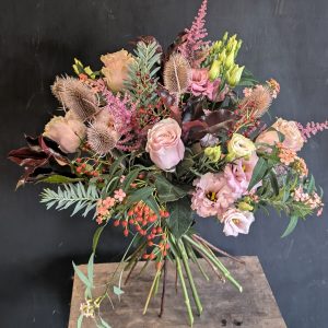 Dansk medium autumn pink bouquet