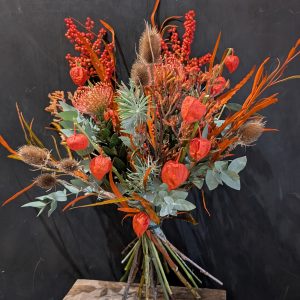 Dansk autumn selection of berries and foliages